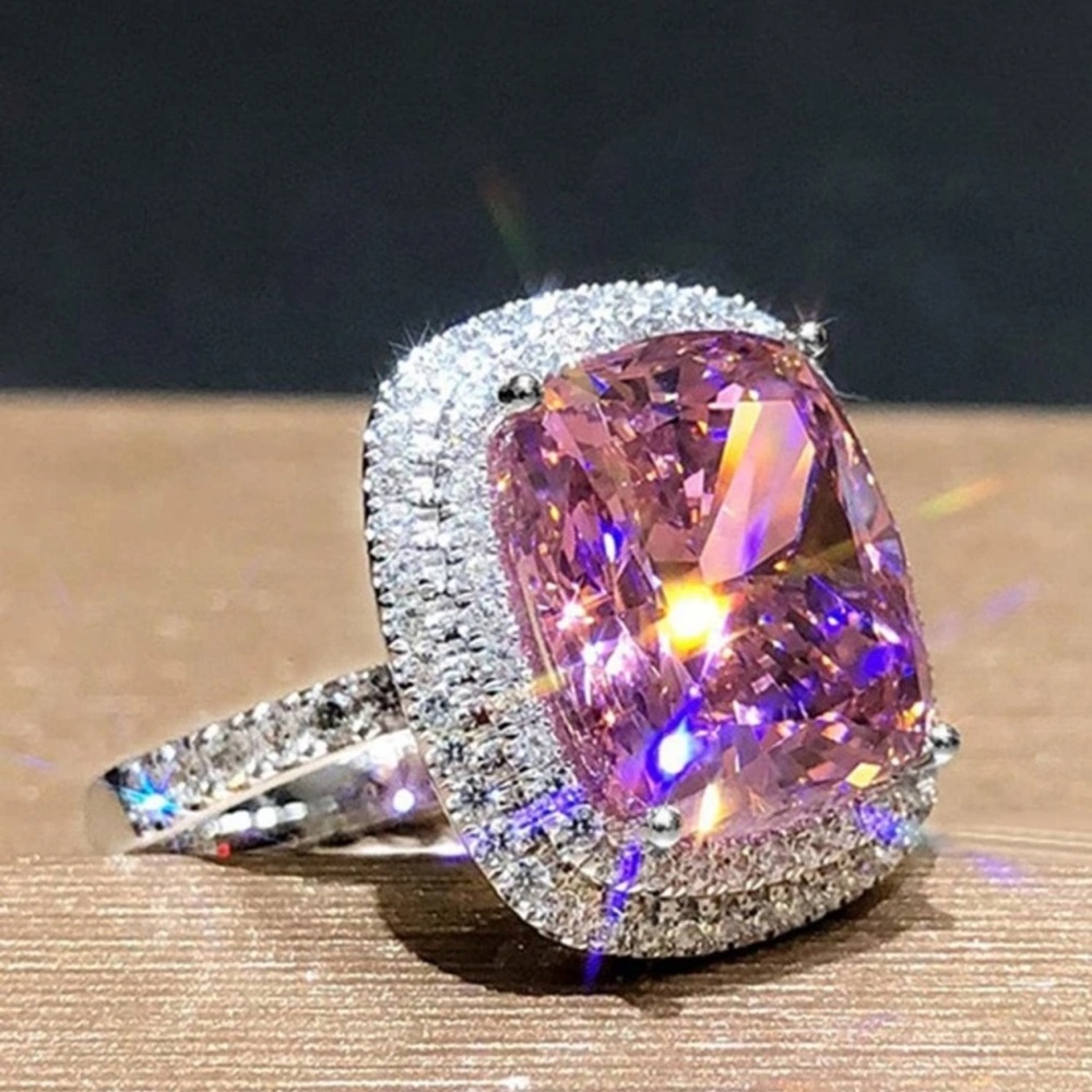 - SAPPHIRE BRIDAL WEDDING RING - Picture 9 of 15